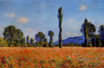  Monet Art - Champ de pavot Claude Monet